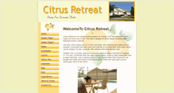 Desktop Screenshot of citrusretreat.com