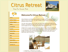 Tablet Screenshot of citrusretreat.com